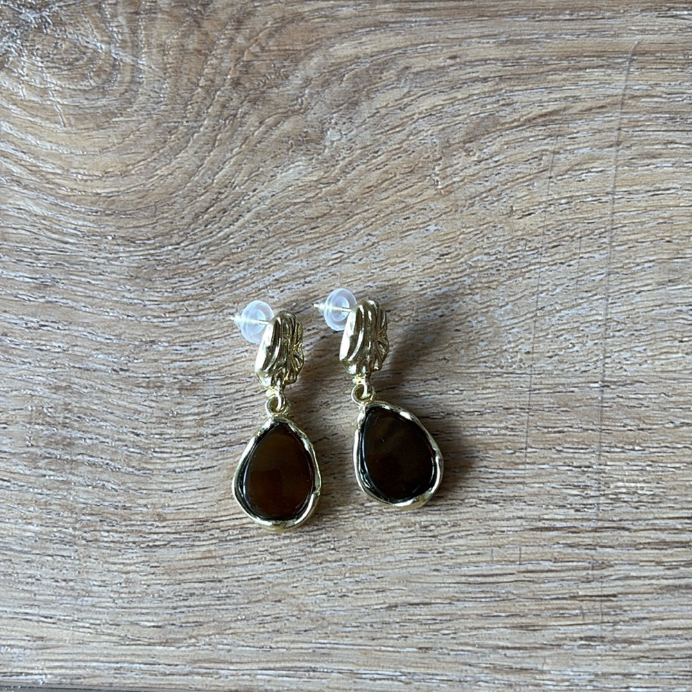 ✨Elegant Amber Color Earrings